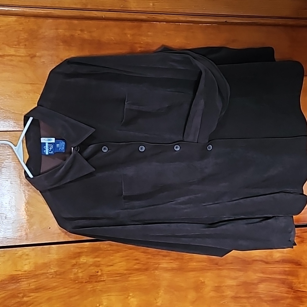 Suede look shirt/jacket